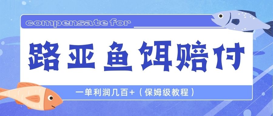 最新路亚鱼饵打假赔付玩法，一单利润几百+（保姆级教程）-网创资源库