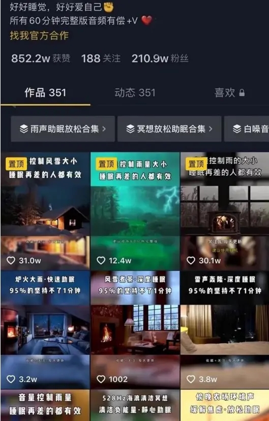 新手操作抖音助眠项目，每天搬砖两小时，轻松300＋ （挂机模式）-网创资源库