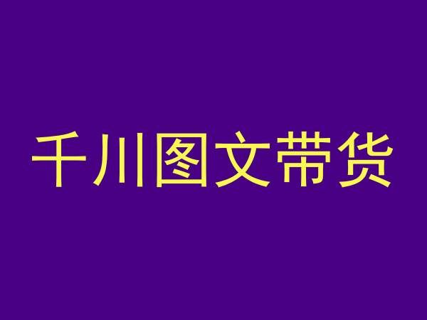 千川图文带货，测品+认知+实操+学员问题，抖音千川教程投放教程-网创资源库