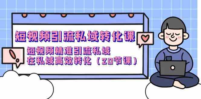 （9926期）短视频引流 私域转化课，短视频精准引流私域，在私域高效转化（20节课）-网创资源库