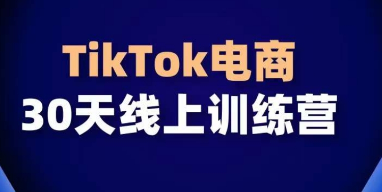 TikTok电商带货30天线上课，不可错过的全球流量洼地！-网创资源库