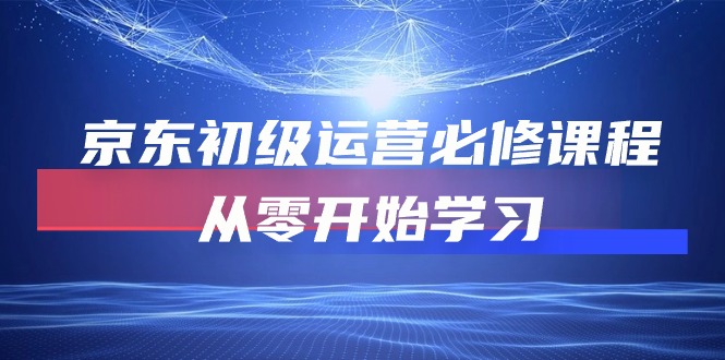 京东初级运营必修课程，从零开始学习（49节视频课程）-网创资源库