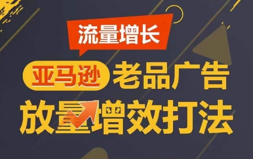 流量增长 亚马逊老品广告放量增效打法，短期内广告销量翻倍-网创资源库