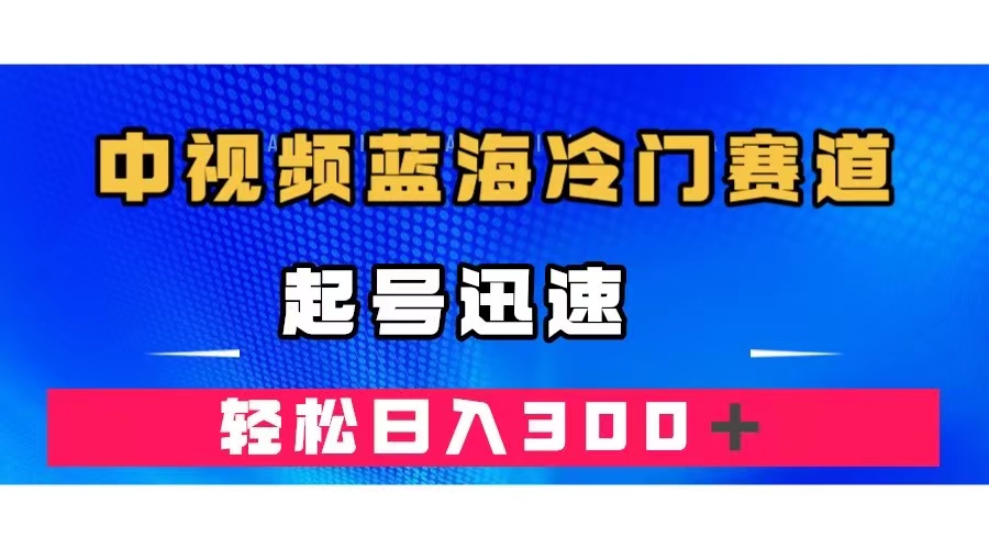 中视频蓝海冷门赛道，韩国视频奇闻解说，起号迅速，日入300＋-网创资源库